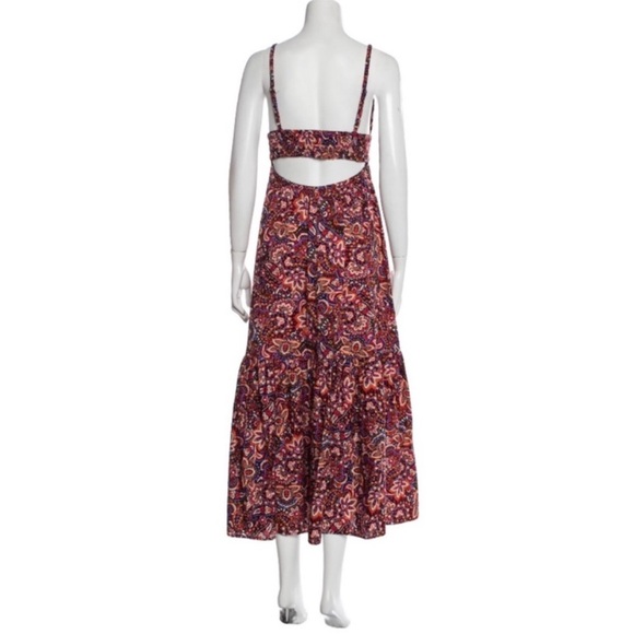 Jason Wu - Tiered Paisely Maxi Dress - L - Picture 2 of 6